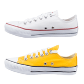 Combo 2 pares All Star Convencional Amarelo+Branco - Vortex Calçados
